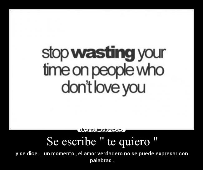 Se escribe te quiero -