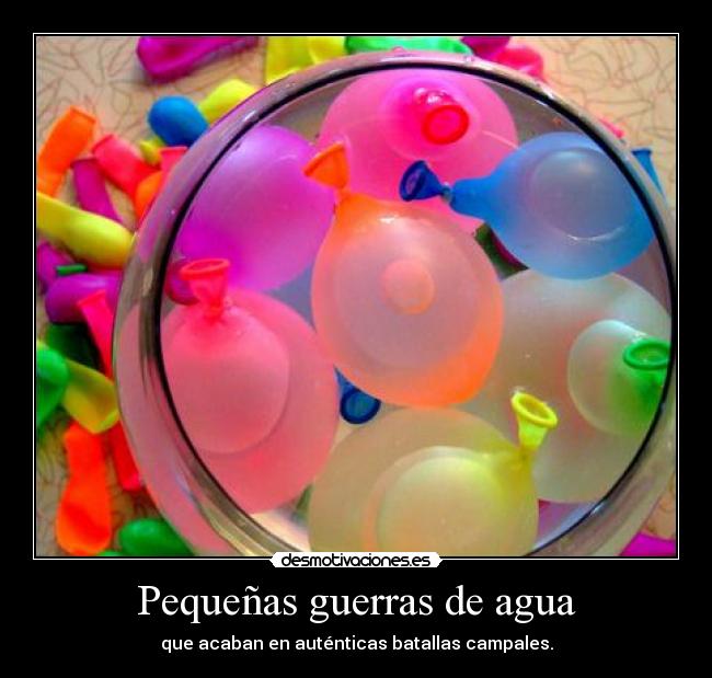 Pequeñas guerras de agua -