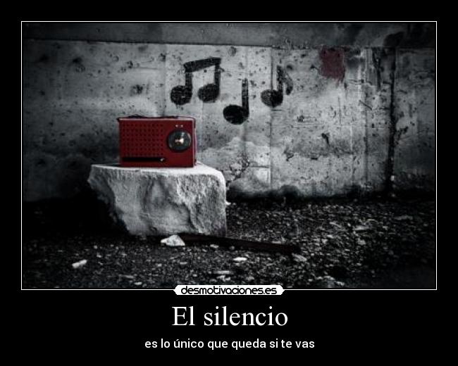 El silencio -
