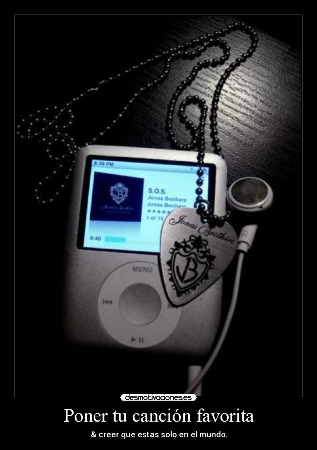 Poner tu canción favorita -