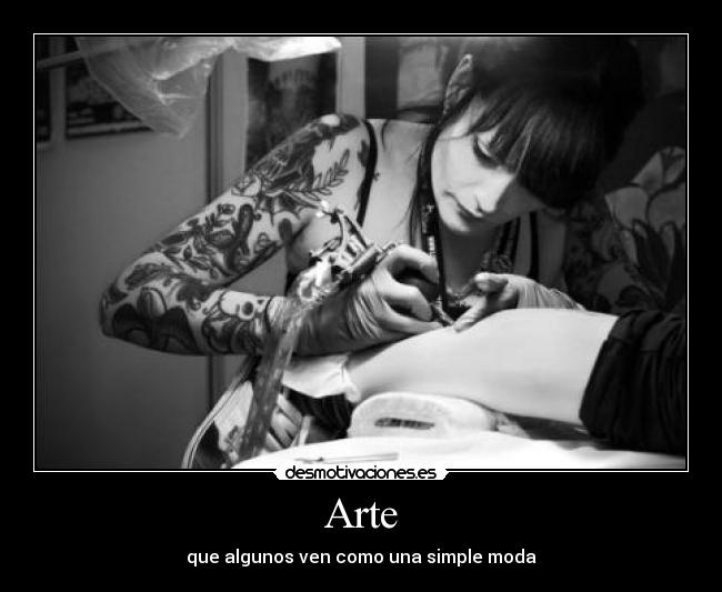 Arte - que algunos ven como una simple moda