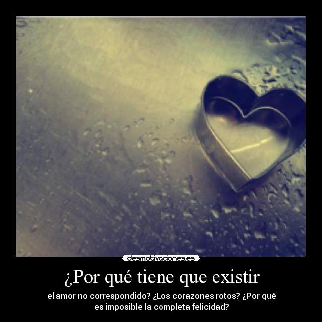 ¿Por qué tiene que existir - 