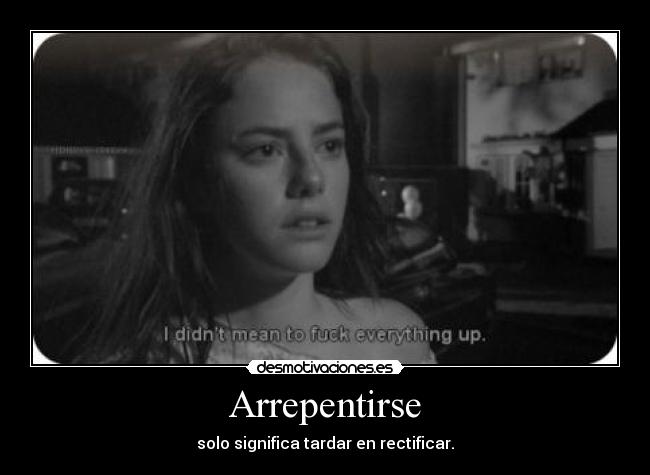 Arrepentirse - 
