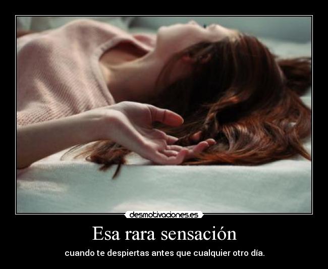 Esa rara sensación - 
