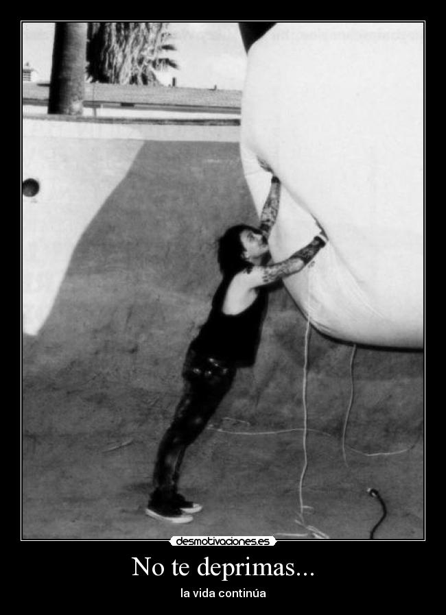 No te deprimas... - la vida continúa