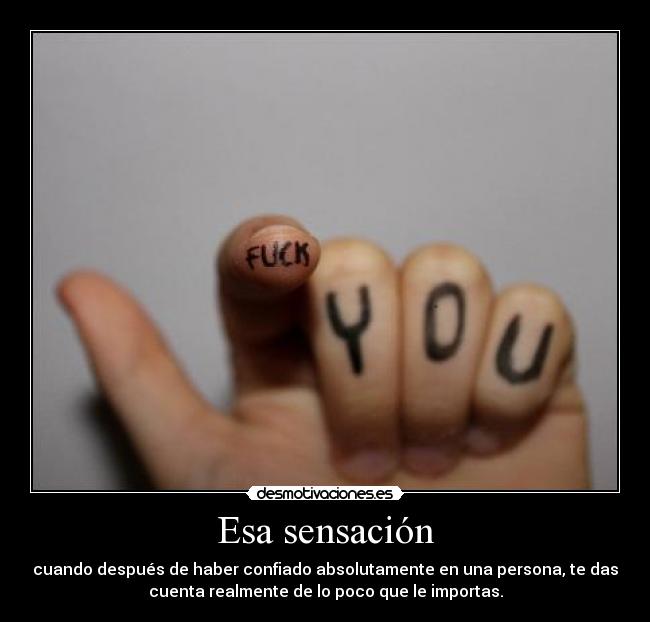 Esa sensación - 