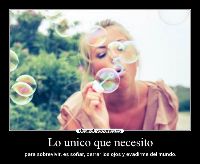 Lo unico que necesito -