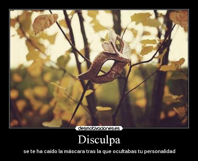 Disculpa -