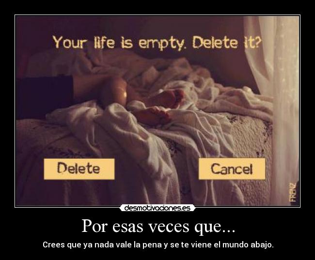 Por esas veces que... - 