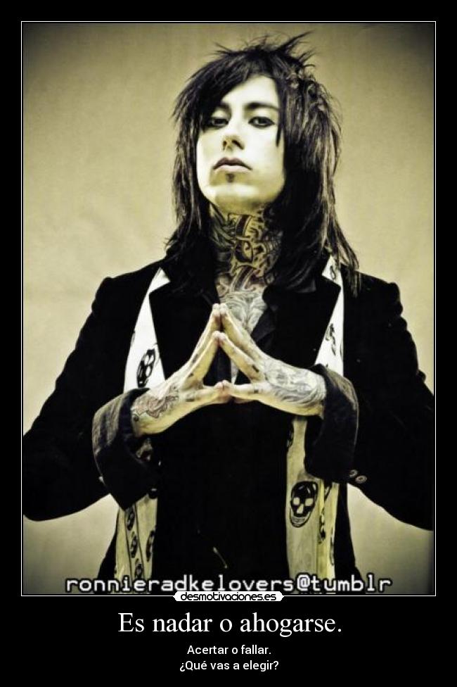 Es nadar o ahogarse. - 