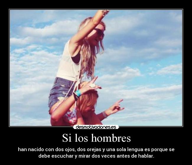 Si los hombres - 