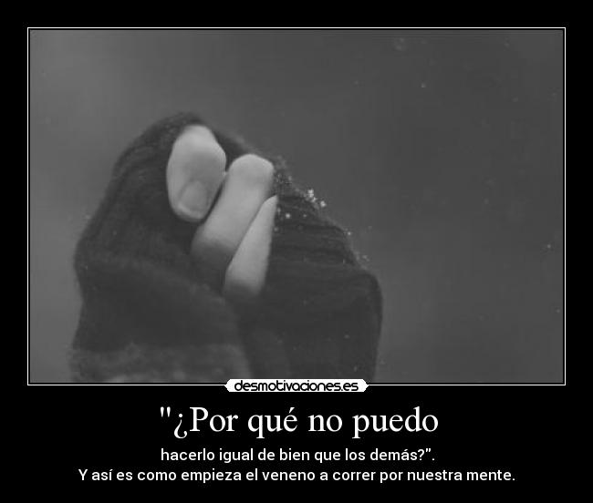 ¿Por qué no puedo - 