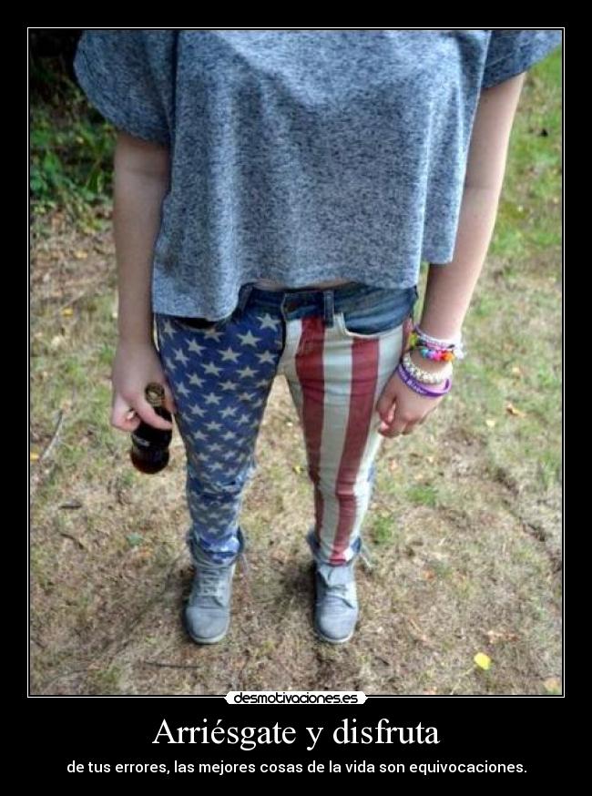 carteles arriesgate disfruta tus errores las mejores cosas vida son equivocaciones desmotivaciones