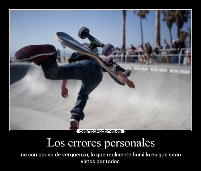 Los errores personales - 