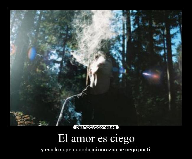 El amor es ciego -