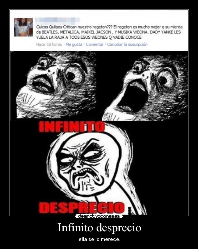 Infinito desprecio - 