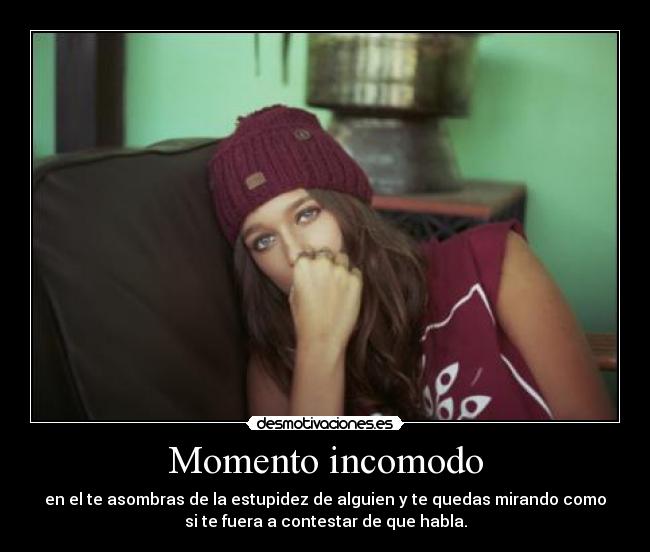Momento incomodo - 