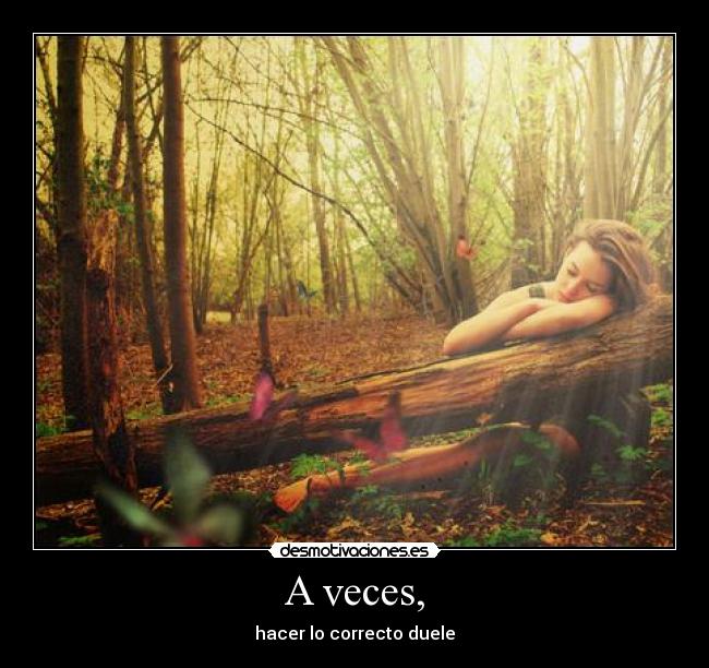 A veces, - 