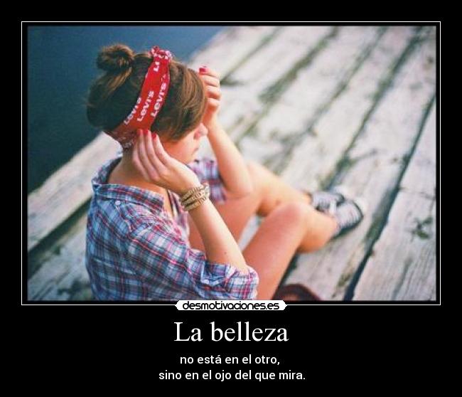 La belleza -