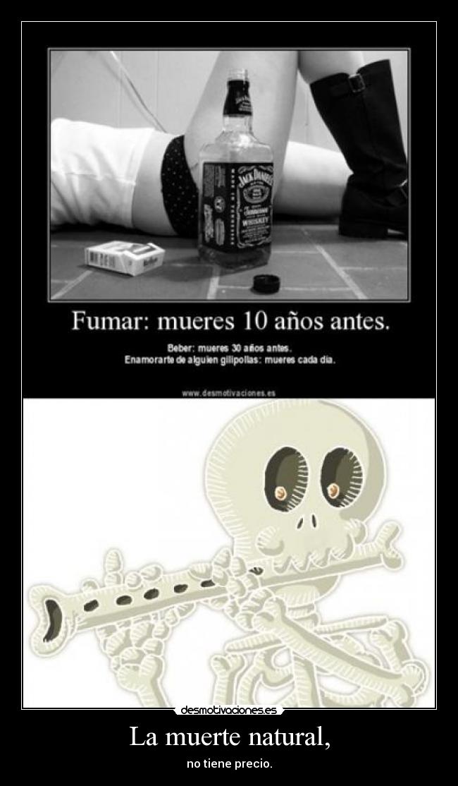 La muerte natural, -