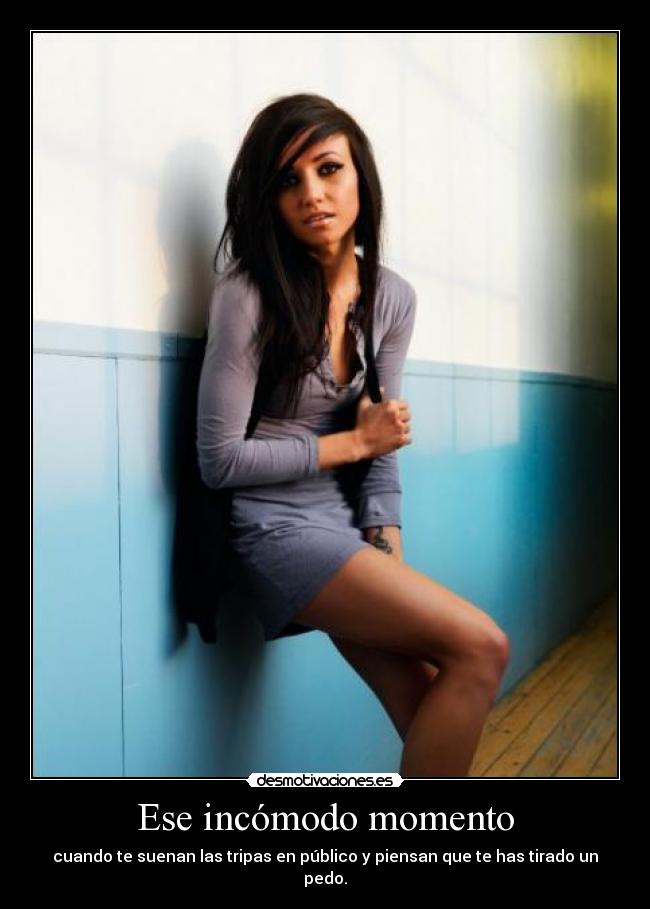 Ese incómodo momento -