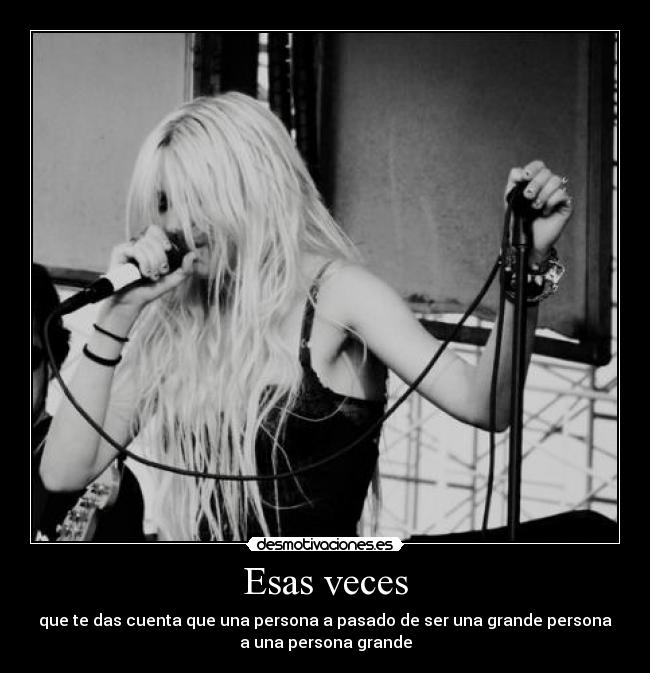 Esas veces -