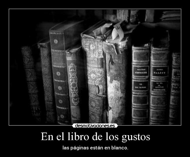 En el libro de los gustos - 