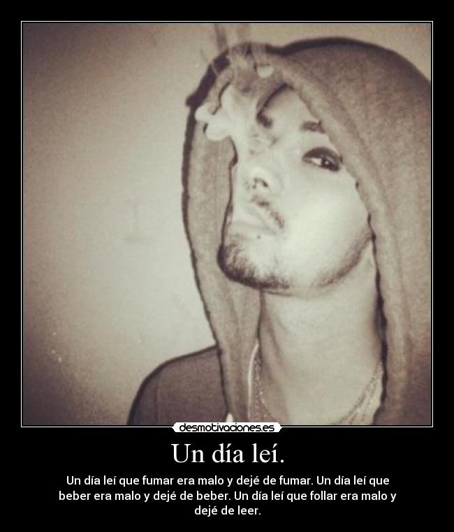 Un día leí. - 