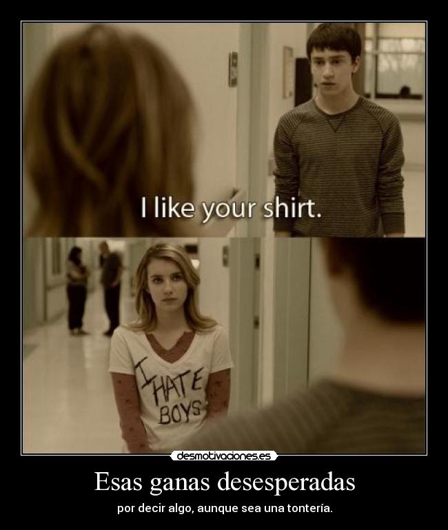 Esas ganas desesperadas - 