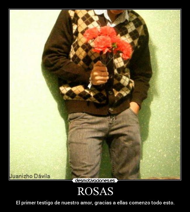 ROSAS - El primer testigo de nuestro amor, gracias a ellas comenzo todo esto.