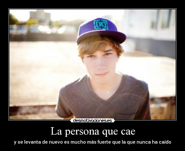 La persona que cae -