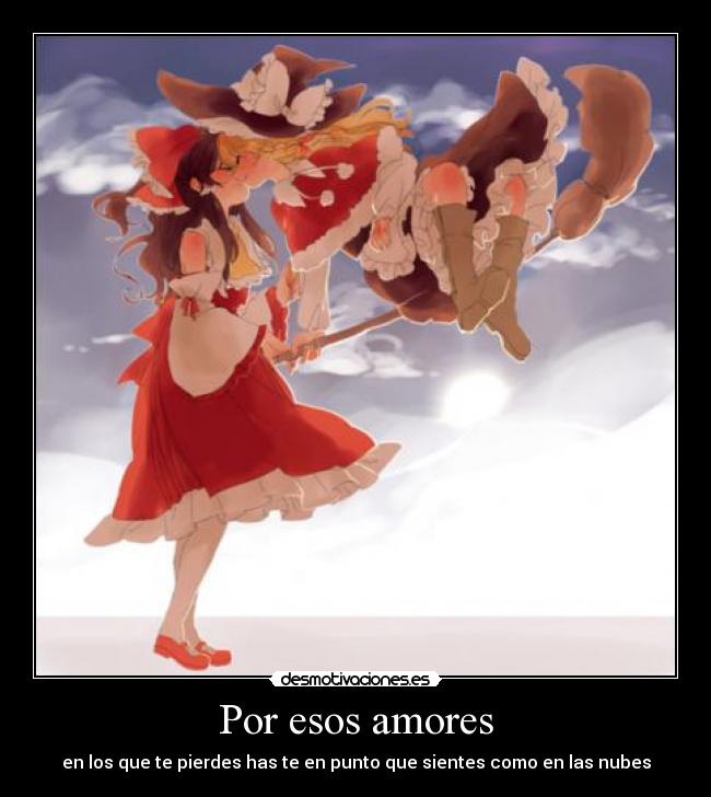 carteles anime marisa kirisame yuri 1kd manga desmotivaciones