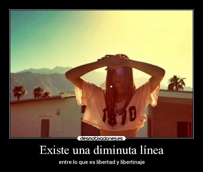 Existe una diminuta línea -