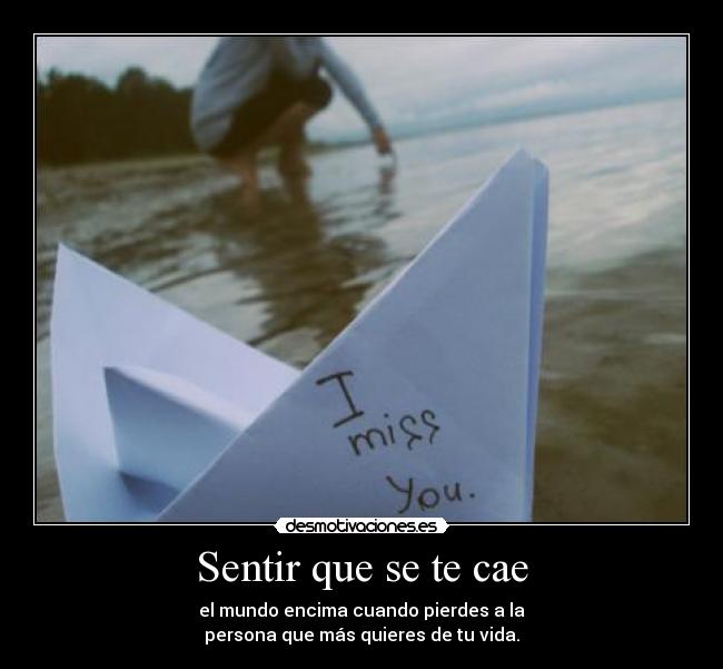 Sentir que se te cae - 