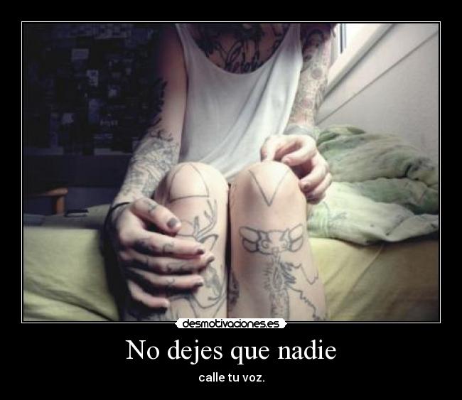 No dejes que nadie - 