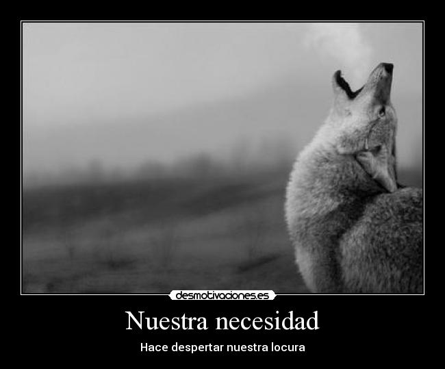 Nuestra necesidad - 