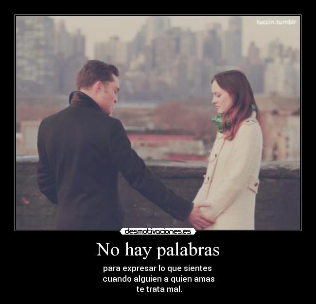 No hay palabras -