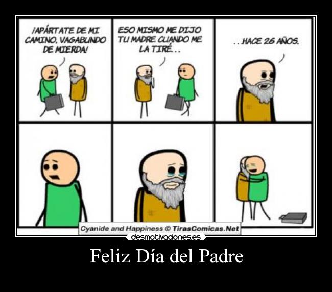 Feliz Día del Padre carteles día del padre desmotivaciones