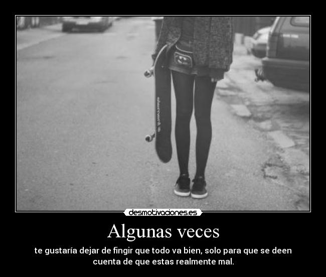 Algunas veces -