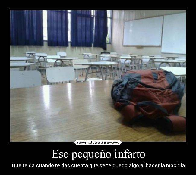 Ese pequeño infarto - 