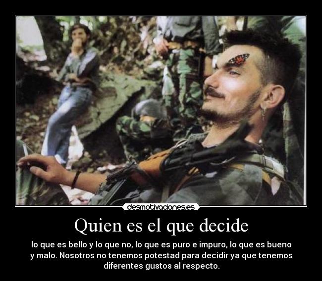 Quien es el que decide - 