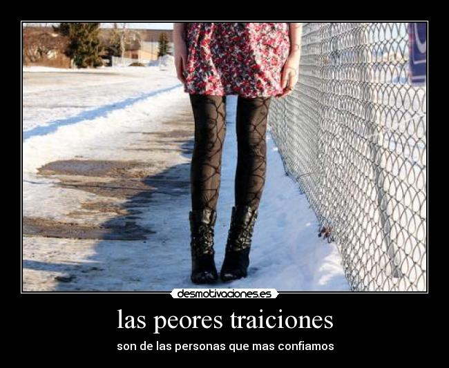 las peores traiciones - 