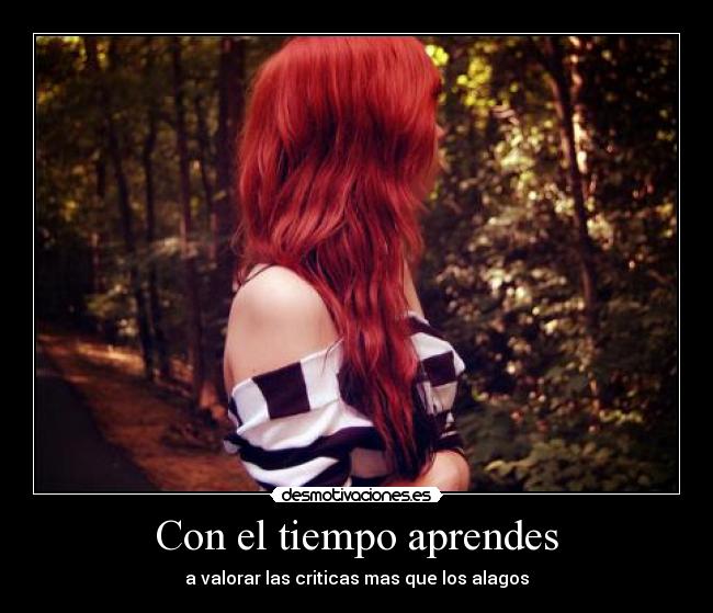 Con el tiempo aprendes - 
