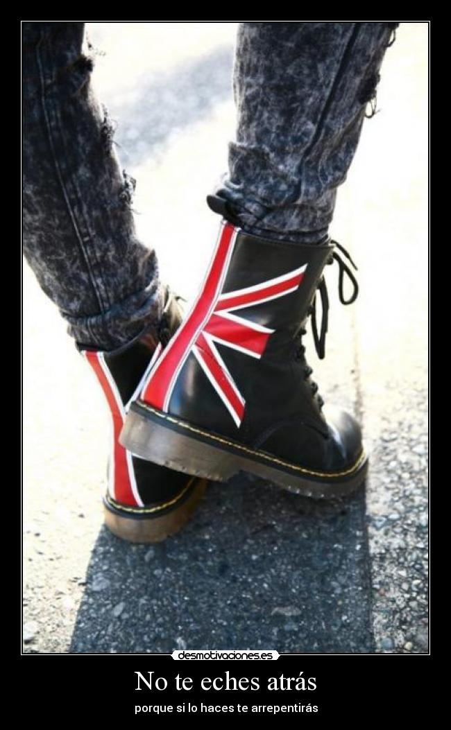 No te eches atrás -