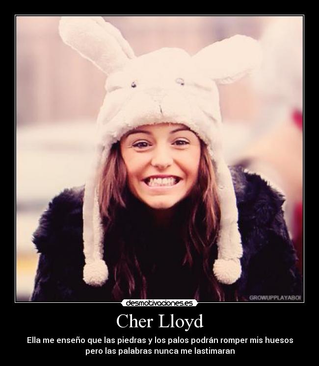 carteles cher lloyd desmotivaciones