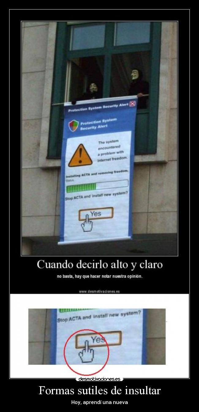 Formas sutiles de insultar - Hoy, aprendí una nueva