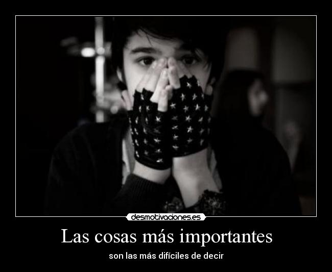 Las cosas más importantes - 
