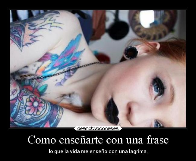 Como enseñarte con una frase -