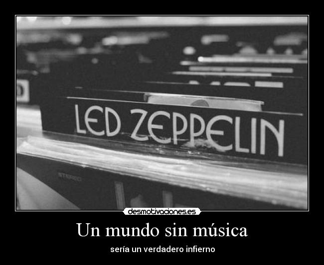 Un mundo sin música -