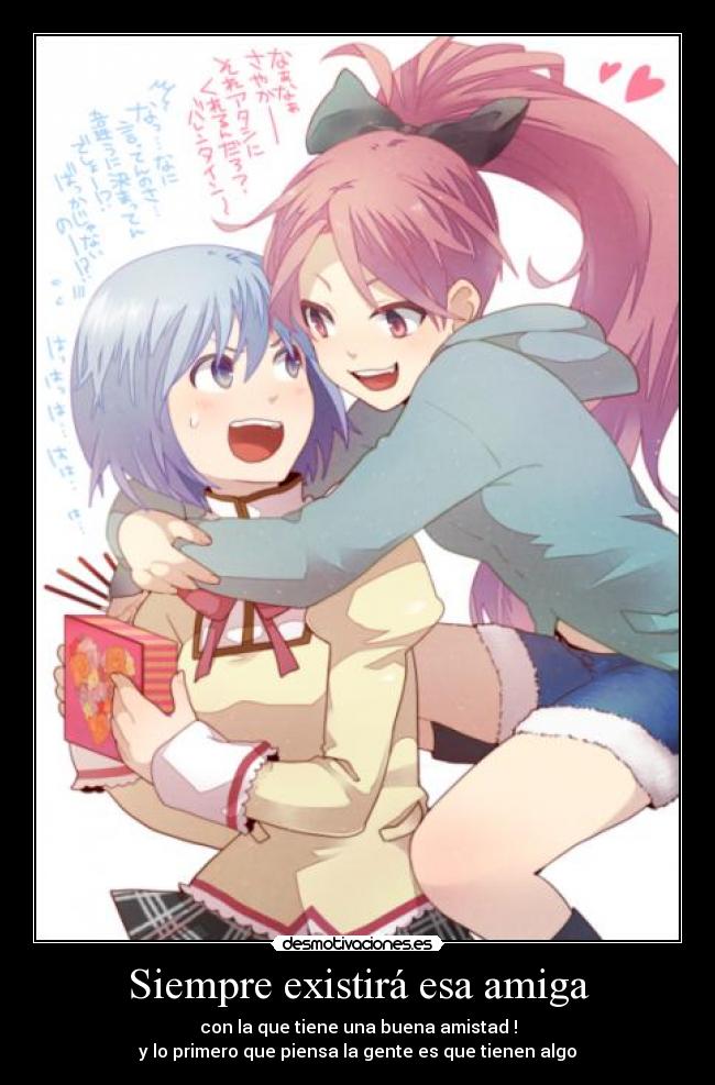 Siempre existirá esa amiga - 